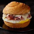 Slow-Roasted Ham, Swiss & Egg Breakfast Sandwich